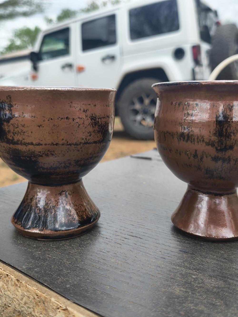 Pottery Goblets - Picture 2 of 5